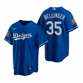Men's Los Angeles Dodgers Cody Bellinger Royal 2020 World Series Replica Jersey