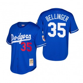 Los Angeles Dodgers Cody Bellinger Royal Cooperstown Collection Mesh Batting Practice Jersey