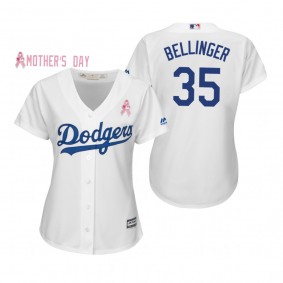 Cody Bellinger Los Angeles Dodgers White 2019 Mother's Day Jersey