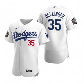 Los Angeles Dodgers Cody Bellinger Nike White 2020 World Series Authentic Jersey