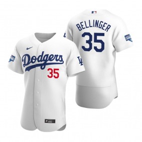 Los Angeles Dodgers Cody Bellinger White 2020 World Series Champions Authentic Jersey