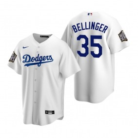 Men's Los Angeles Dodgers Cody Bellinger White 2020 World Series Replica Jersey