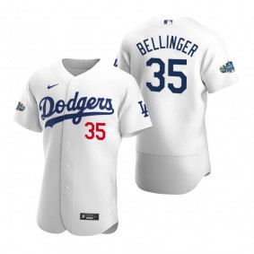 Los Angeles Dodgers Cody Bellinger 2020 Home Patch White Authentic Jersey