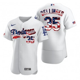 Cody Bellinger Los Angeles Dodgers White 2020 Stars & Stripes 4th of July Jersey