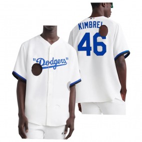 Craig Kimbrel Los Angeles Dodgers White Meteor Holes Jersey