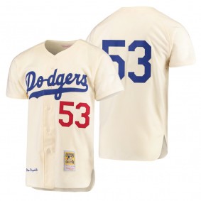 Brooklyn Dodgers Don Drysdale Cream Cooperstown Collection Authentic Jersey