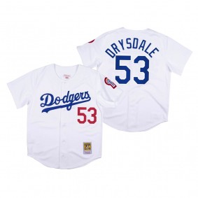Los Angeles Dodgers Don Drysdale White 1981 Authentic Jersey