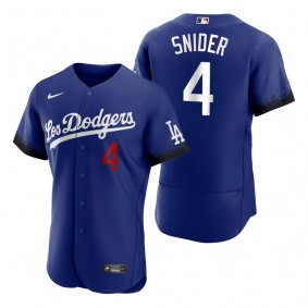 Men's Los Angeles Dodgers Duke Snider Royal 2021 City Connect Authentic Jersey