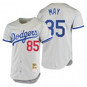 Los Angeles Dodgers Dustin May Gray 1981 Cooperstown Collection Authentic Jersey