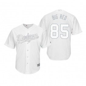 Los Angeles Dodgers Dustin May Big Red White 2019 Players' Weekend Replica Jersey