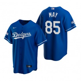 Men's Los Angeles Dodgers Dustin May Royal 2020 World Series Champions Replica Jersey