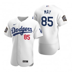 Men's Los Angeles Dodgers Dustin May Nike White 2020 World Series Authentic Jersey