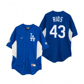 Los Angeles Dodgers Edwin Rios Royal Vintage Baseball Jersey
