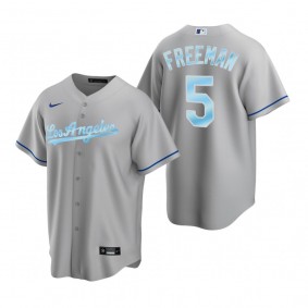 Los Angeles Dodgers Freddie Freeman Gift Replica Gray 2022 Father's Day Jersey