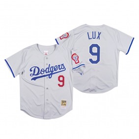 Los Angeles Dodgers Gavin Lux Gray 1981 Authentic Jersey