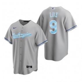 Los Angeles Dodgers Gavin Lux Gift Replica Gray 2022 Father's Day Jersey