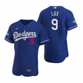 Los Angeles Dodgers Gavin Lux Royal 2020 World Series Champions Authentic Jersey