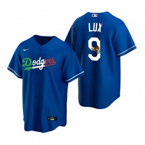 Los Angeles Dodgers Gavin Lux Royal Mexican Heritage Night Replica Jersey