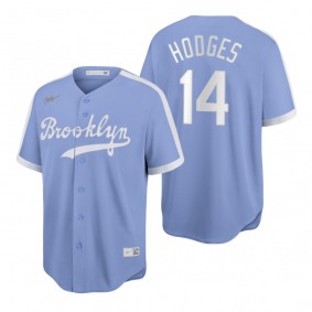 Gil Hodges Brooklyn Dodgers Light Purple Cooperstown Collection Baseball Jersey
