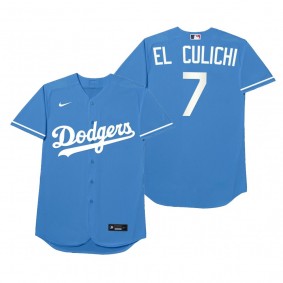 Los Angeles Dodgers Julio Urias El Culichi Royal 2021 Players' Weekend Nickname Jersey