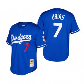Los Angeles Dodgers Julio Urias Royal Cooperstown Collection Mesh Batting Practice Jersey
