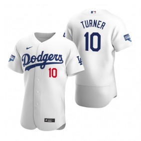 Los Angeles Dodgers Justin Turner White 2020 World Series Champions Authentic Jersey