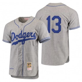 Brooklyn Dodgers Max Muncy Gray Cooperstown Collection Authentic Jersey