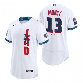 Men's Los Angeles Dodgers Max Muncy White 2021 MLB All-Star Game Authentic Jersey