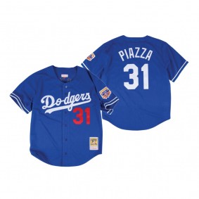 Los Angeles Dodgers Mike Piazza Authentic Royal Cooperstown Collection Jersey