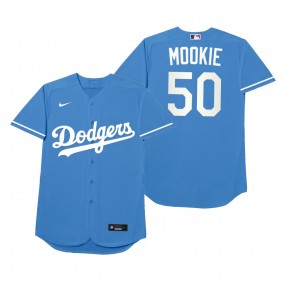 Los Angeles Dodgers Mookie Betts Mookie Royal 2021 Players' Weekend Nickname Jersey
