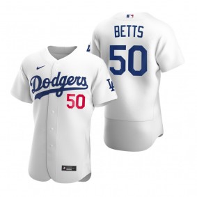 Men's Los Angeles Dodgers Mookie Betts Nike White Authentic 2020 Home Jersey