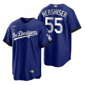 Los Angeles Dodgers Orel Hershiser Royal 2021 City Connect Replica Jersey
