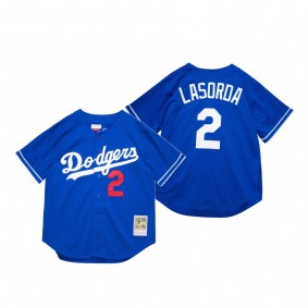 Los Angeles Dodgers Tommy Lasorda Authentic Royal Cooperstown Collection Jersey