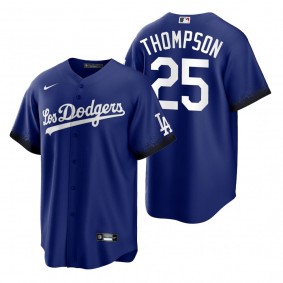 Los Angeles Dodgers Trayce Thompson Royal City Connect Replica Jersey