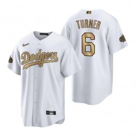 Los Angeles Dodgers Trea Turner White 2022 MLB All-Star Game Replica Jersey