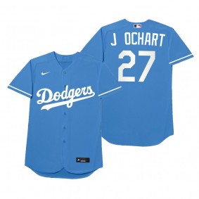 Los Angeles Dodgers Trevor Bauer J Ochart Royal 2021 Players' Weekend Nickname Jersey