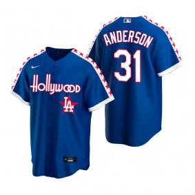 Los Angeles Dodgers Tyler Anderson Special Edition Royal City Connect jersey