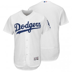 Male Los Angeles Dodgers White Flexbase Collection Team Jersey