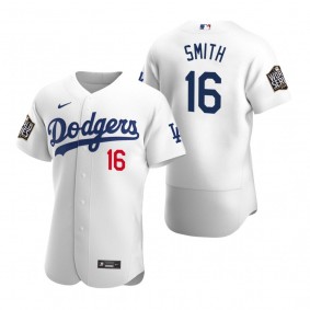 Men's Los Angeles Dodgers Will Smith Nike White 2020 World Series Authentic Jersey