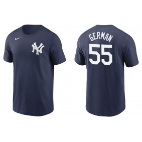 Men's New York Yankees Domingo German Navy Name & Number T-Shirt
