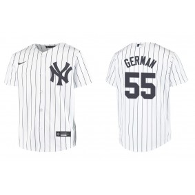 Youth New York Yankees Domingo German White Replica Home Jersey