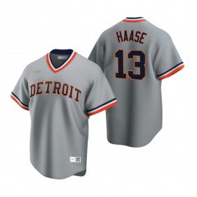 Detroit Tigers Eric Haase Nike Gray Cooperstown Collection Road Jersey