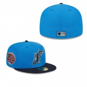 Men's Florida Marlins Royal 59FIFTY Fitted Hat