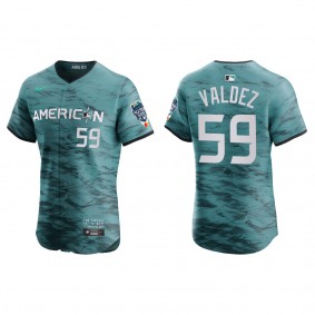 Framber Valdez American League Teal 2023 MLB All-Star Game Vapor Premier Elite Jersey