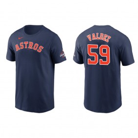 Framber Valdez Houston Astros Navy 2022 World Series Champions T-Shirt
