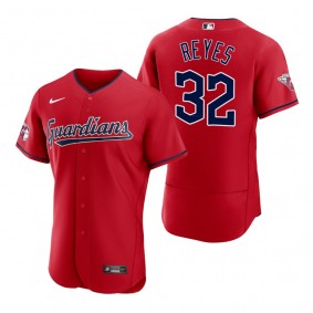 Men's Cleveland Guardians Franmil Reyes Red Authentic Jersey