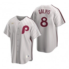 Philadelphia Phillies Freddy Galvis Nike White Cooperstown Collection Home Jersey
