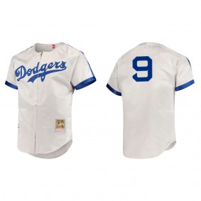 Gavin Lux Men's Brooklyn Dodgers Jackie Robinson Mitchell & Ness Gray Cooperstown Collection Authentic Jersey