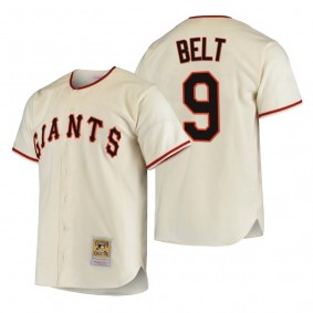 San Francisco Giants Brandon Belt Cream 1954 Authentic Cooperstown Collection Jersey