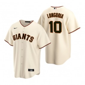 San Francisco Giants Evan Longoria Nike Cream Replica Home Jersey